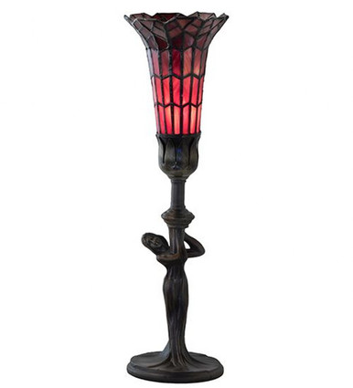 Pond Lily 1 Light Accent Lamp 15 In H and 4 In W by Meyda Tiffany 259398 - 259398