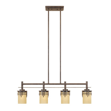 Mission Ridge 4 Light Oversized Island Chandelier by Designers Fountain - 82138-wm