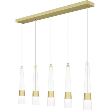 Zia 5 LED Oversized Linear Pendant by Quoizel - PCZIA539SD