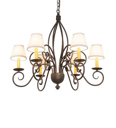 Squire 6 Light Chandelier 31 x 30 Inches Wide by Meyda Tiffany - 273534