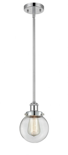 Beacon 1 Light Mini Pendant 9 Inch Tall and 6 Inch Wide by Innovations - 916-1S-PC-G202-6
