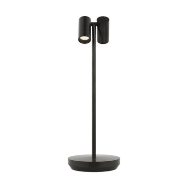 Doppia 2.4W 2 LED Rechargeable Table Lamp by Visual Comfort Modern - SLTB27027BZ