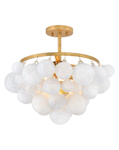 Marabel 20W 4 LED Medium SemiFlush Mount 20.5 Inch Wide by Fredrick Ramond  - FR41563DA