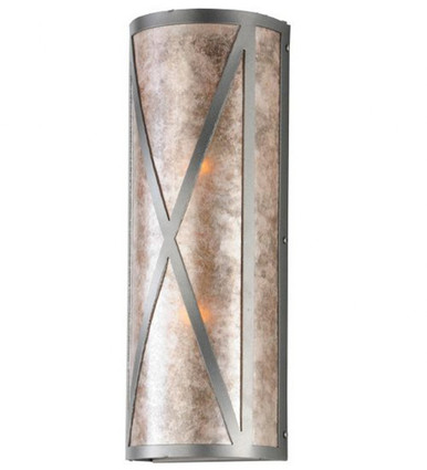 Saltire Craftsman 2 Light Wall Sconce 18 x 6 Inches by Meyda Tiffany - 142848