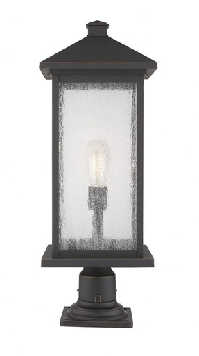 Portland One Light Outdoor Post Mount 14.25 x 105.25 Inches by Z-Lite - 531PHBXLR-533PM-ORB