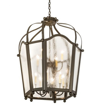 Citadel 10 Light Pendant 46 Inches Tall and 33 Inches Wide by Meyda Tiffany - 191316