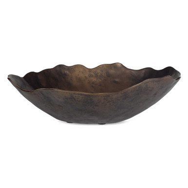 Obscura Outdoor Bowl 5 Inch Tall and 16 Inch Wide by uttermost - 18274