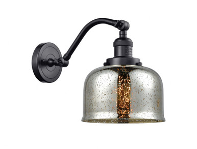 Bell 1 Light Adjustable Wall Sconce 11.5 Inch X 8 Inch Wide by Innovations - 515-1W-BK-G78