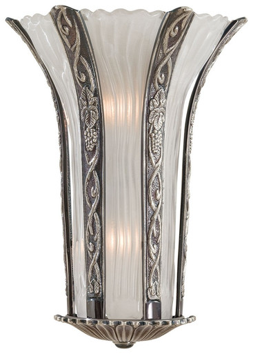 2 Light Wall Sconce 17 Inch Tall by Minka Metropolitan - N950334-54B