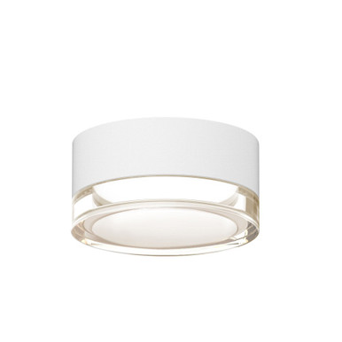 REALS 1 LED Clear Cylinder Lens Flush Mount 5 Inch Wide by Sonneman - 7309XXFH