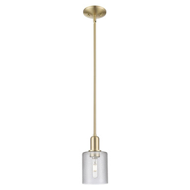 Cobbleskill 1 Light Stem Hung Mini Pendant 9.63X 5 Inch Wide by Innovations - 716-1S-G11