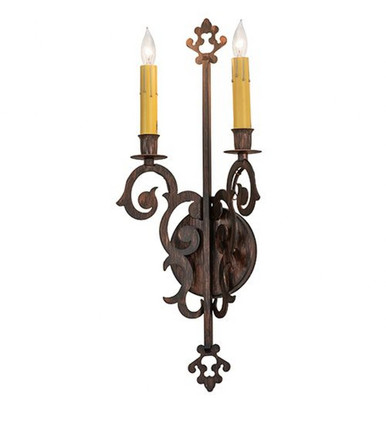 Aneila 2 Light Wall Sconce 20 x 8 Inches by Meyda Tiffany 255166 - 255166