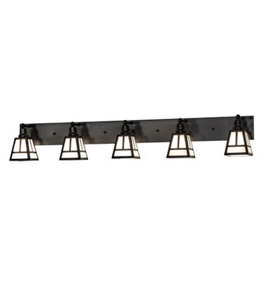 T Mission 5 Light Bath Vanity 10 x 64 Inches by Meyda Tiffany - 159292