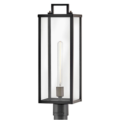 Catalina 5W 1 LED Large Outdoor Post Lantern 24 x 7.5 Inches by Hinkley - 23011BK