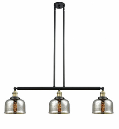 Bell 3 Light Stem Adjustable Island 13 Inch X 40.5 Inch Wide by Innovations - 213-BAB-G78