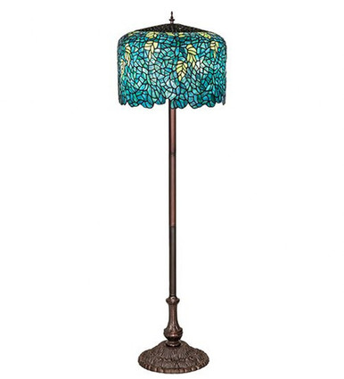 Tiffany Wisteria 3 Light Floor Lamp 62 x 18 Inch by Meyda Tiffany - 252160