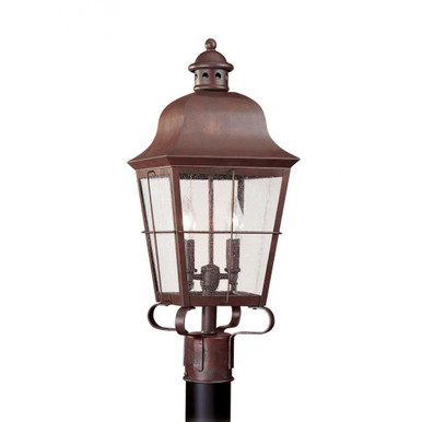 Two Light Outdoor Post Fixture 9.25 Inch by 22.75 Inch by Generation - 8262