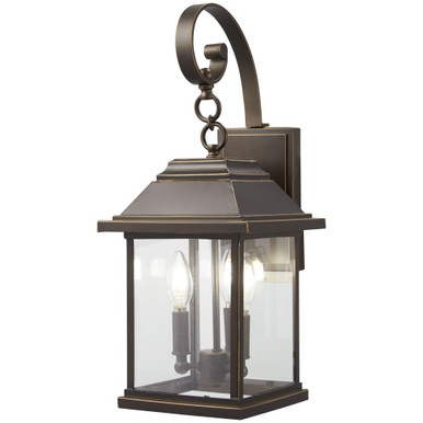 Mariners Pointe 3 Light Candle Style Outdoor Wall Lantern by Minka Lavery - 72632-143C