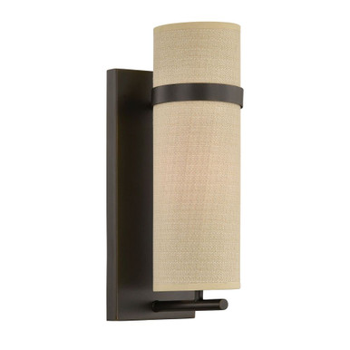 Weston 1 Light Wall Sconce 13.25 Inch Tall and 4.5 Inch Wide by Savoy House - 9-4560CP-1-15