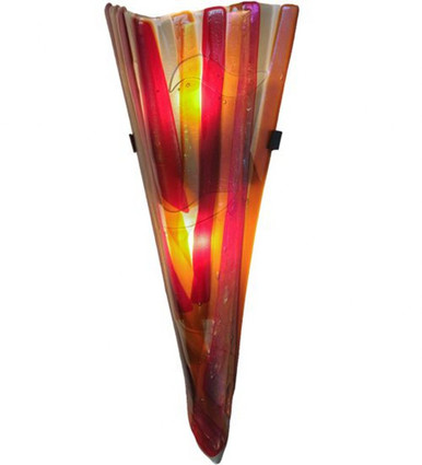 Metro Fusion Marina 2 Light Wall Sconce 19 x 8.25 Inches by Meyda Tiffany - 144680