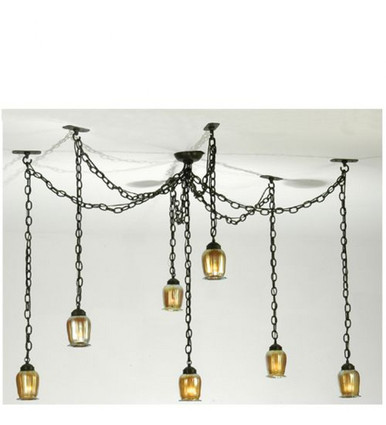 Castilian Favrile 1 Light Pendant 29 x 126 Inches by Meyda Tiffany - 30552