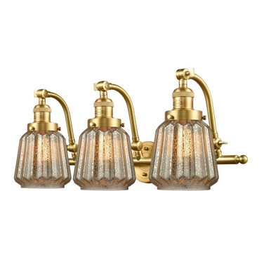 Chatham 3 Light Adjustable Bath Vanity 12 and 28 Inch Wide by Innovations - 515-3W-G14
