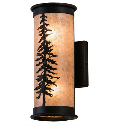 Tall Pines 2 Light Wall Sconce 12.25 x 5 Inches by Meyda Tiffany - 173131