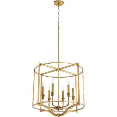 Marquee 6 Light Large Pendant by Quorum - 6414-6