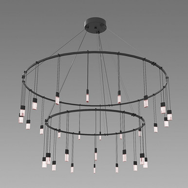Suspenders 48W LED Oversized Pendant by Sonneman - S1F38K-SC06XX12-RP01