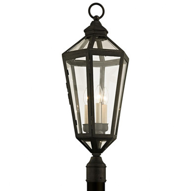 Calabasas 3 Light Outdoor Post Lantern 11.5 x 29.5 Inches by Troy - P6375-VBZ