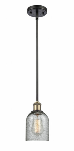 Caledonia 1 Light Mini Pendant 9 Inch Tall and 5 Inch Wide by Innovations - 516-1S-BAB-G257