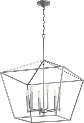 Gabriel 6 Light Medium Chandelier by Quorum - 644-6