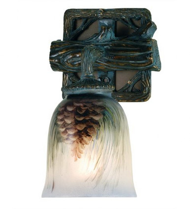 Pinecone 1 Light Wall Sconce by Meyda Tiffany - 49517