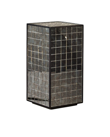Mosaico Pedestal 26 Inch Tall and 12.75 Inch Wide by Currey Company - 3000-0329
