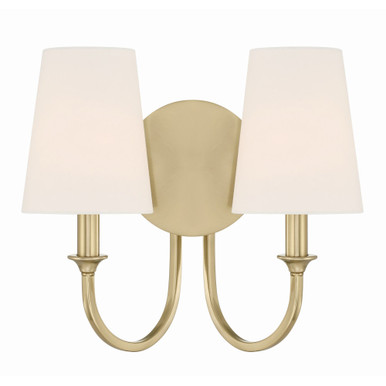Payton 2 Light Candle Style Wall Sconce by Crystorama - PAY-922