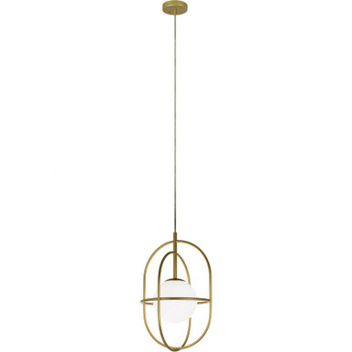 Eclipse 1 Light Medium Pendant by Matteo - C76901GL