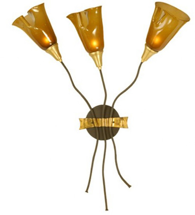 Wilmington 3 Light 3 Arm Wall Sconce 33 x 29 Inches by Meyda Tiffany - 51847