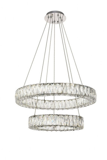Monroe 1 LED Light Medium Chandelier by Elegant - 3503g24c