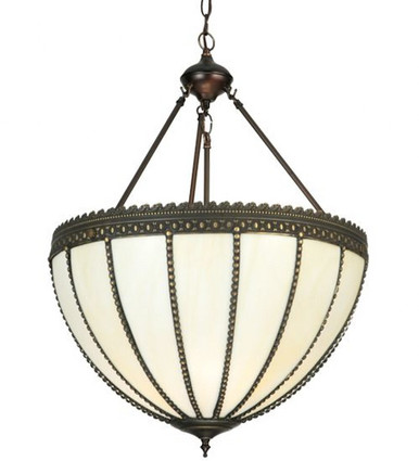 Gothic 3 Light Inverted Pendant 32 x 21 Inches by Meyda Tiffany - 124554