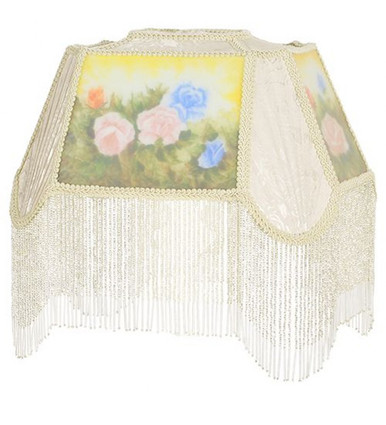 Reverse Painted Reverse Painted 14 Inch Fringe Shade by Meyda Tiffany - 10109