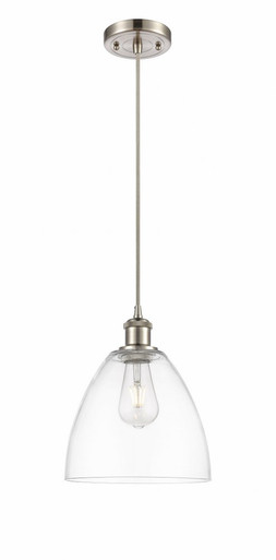 Bristol 1 Light Cord hung Mini Pendant 11.5 InchX9 Inch Wide by Innovations - 516-1P-SN-GBD-92