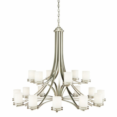 Hendrik 18 Light Oversized 2 Tier Chandelier by Kichler - 1873
