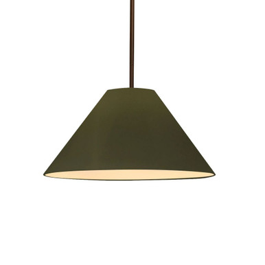 Radiance Avola 1 Light Stem Pendant 7.25 X 15 Inch Wide by Justice Design - CER-6645-RIGID