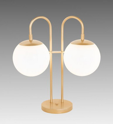 Bola Deux  2 Light Table Lamp 21 Inch H and 19 Inch W by Meyda Tiffany - 254472