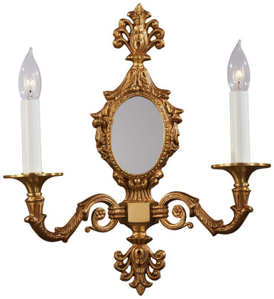 2 Light Wall Sconce 16.75 Inch Tall by Minka Metropolitan - N950094