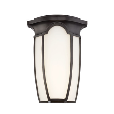 Tudor Row 13W 1 LED Outdoor Wall Lantern by Designers Fountain - led33711-bnb