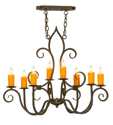 Clifton 8 Light Oblong Chandelier 33 x 26 In by Meyda Tiffany - 149115