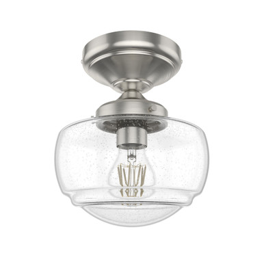 Saddle Creek 1 Light 6.75 Inch Wide Flush Mount by Hunter Fans - SCMF1