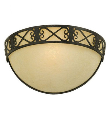 Toscano 1 Light Wall Sconce 6 x 12.5 Inches by Meyda Tiffany - 125737