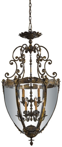 12 Light Large 2 Tier Foyer Chandelier by Minka Metropolitan - N9204